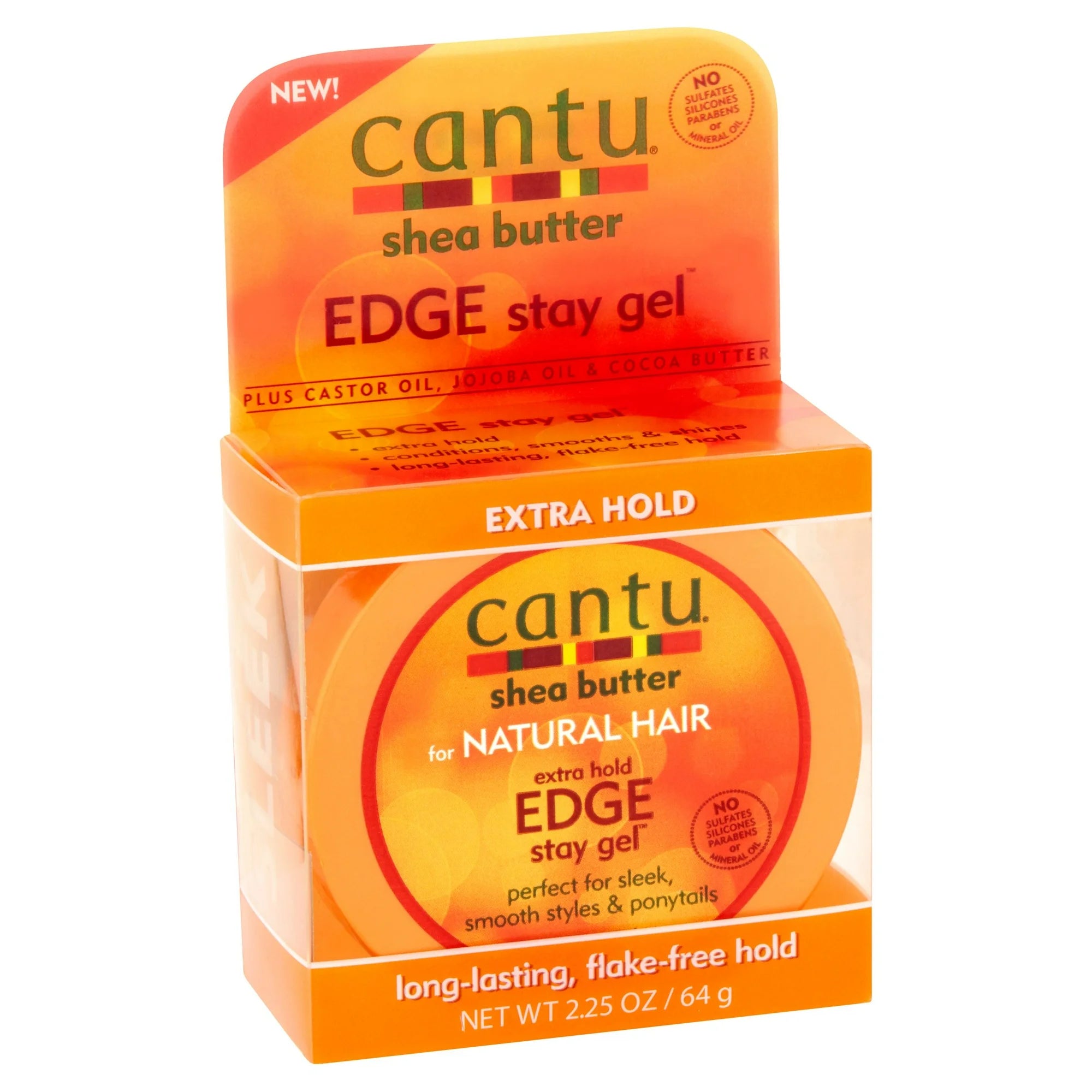 Cantu Natural Hair Edge Stay Gel Extra Hold 4.5 Oz