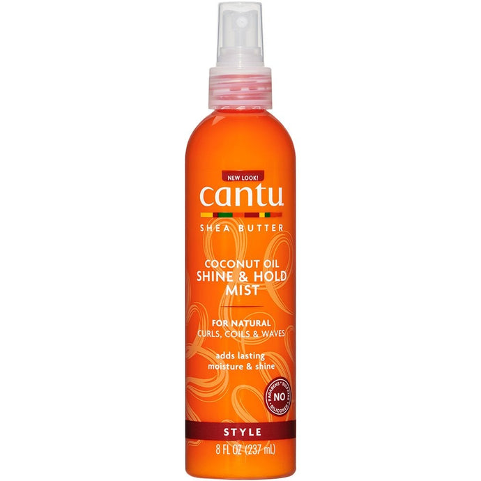 Cantu Shea Butter Coconut Oil Shine and Hold Mist 8 Oz