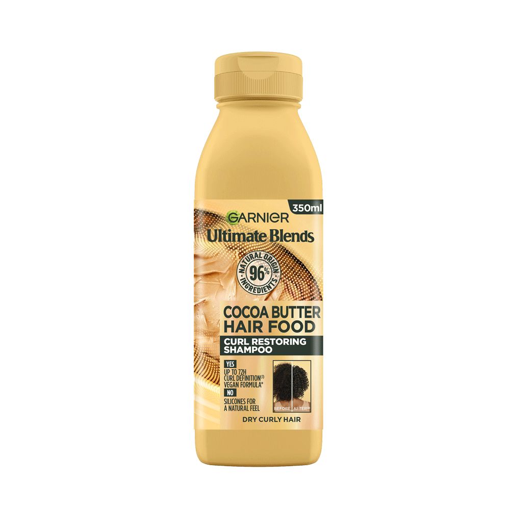 Garnier Ultimate Blends Hair Food Cocoa Butter Shampoo 350ml