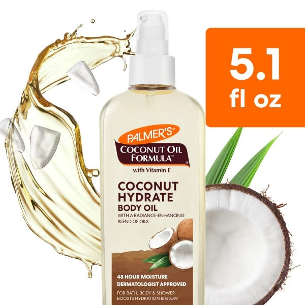 Palmer's 24 Hour Moisture Body Oil Coconut Oil Formula with Vitamin E  150g