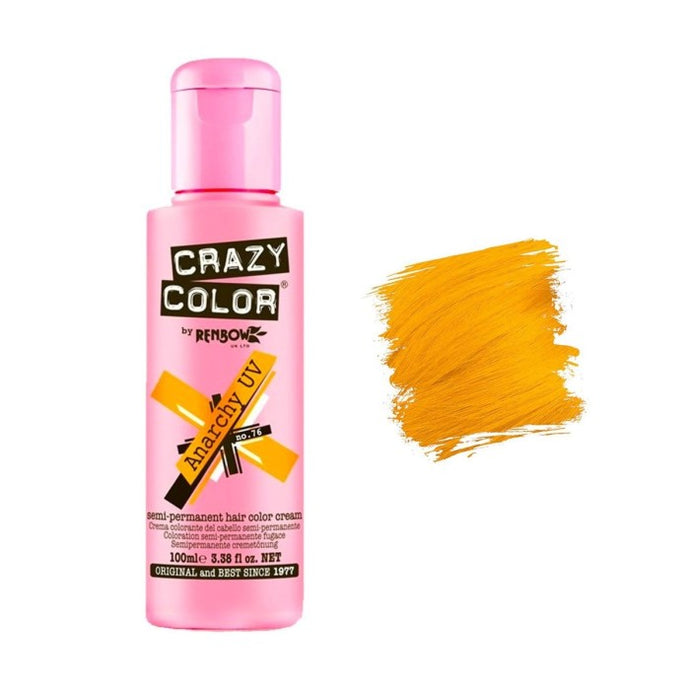 Crazy Color Semi Permanent Hair Dye Anarchy 4 Oz