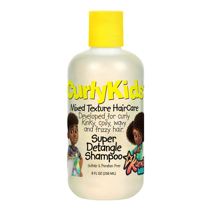 Curly Kids Mixed Haircare Super Detangling Shampoo 8 Oz