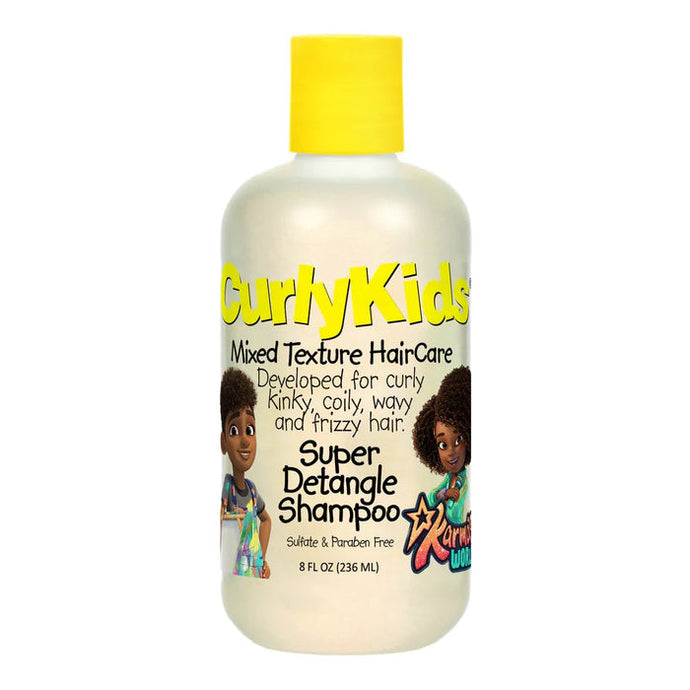 Curly Kids Mixed Haircare Super Detangling Shampoo 8 Oz