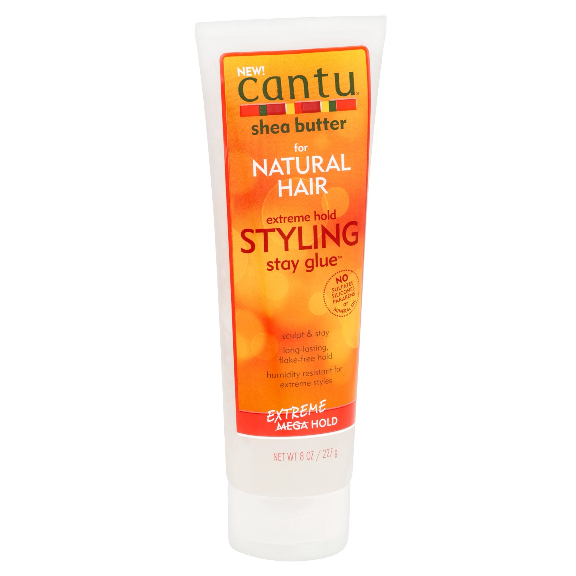 Cantu Shea Butter Extreme Hold Styling Stay Glue For Natural Hair 8 Oz