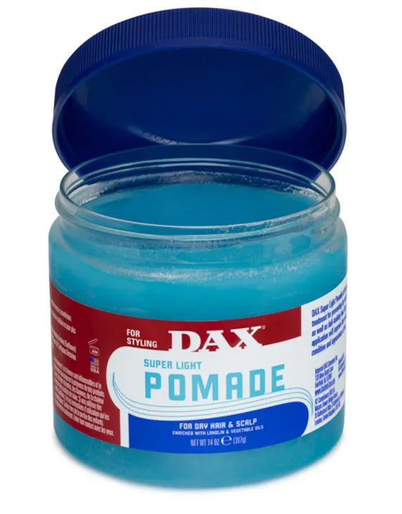 Dax Super Light Pomade With Lanolin And Vegetable Oil 14 Oz