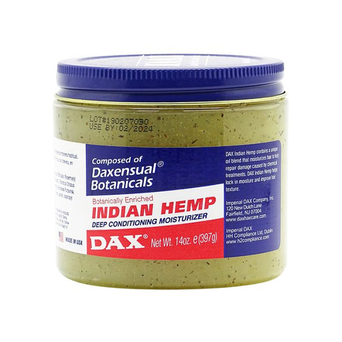 Dax Indian Hemp Deep Conditioning Moisturizer 14 Oz