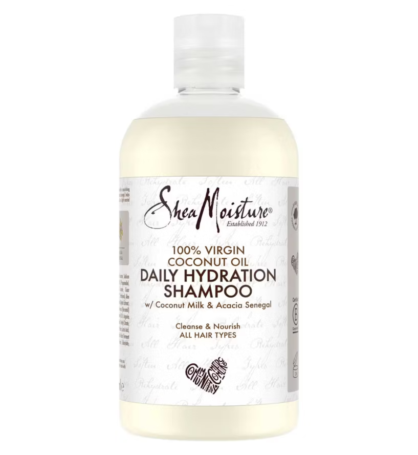 Shea Moisture 100% Virgin Coconut Oil Milk Daily Hydration Shampoo 13 Oz