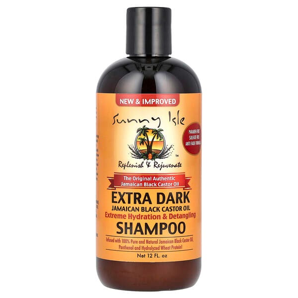 Sunny Isle Jamaican Black Castor Oil Extra Dark Shampoo 12 Oz