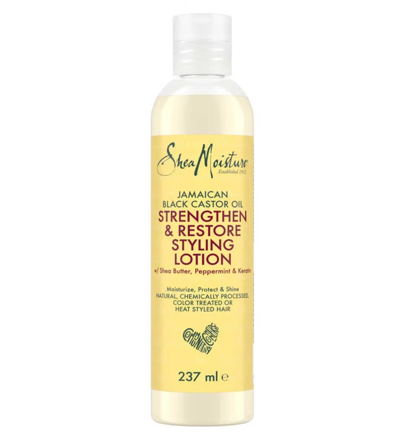 Shea Moisture Jamaican Black Castor Oil Strengthen Grow & Restore Styling Lotion 8 Oz