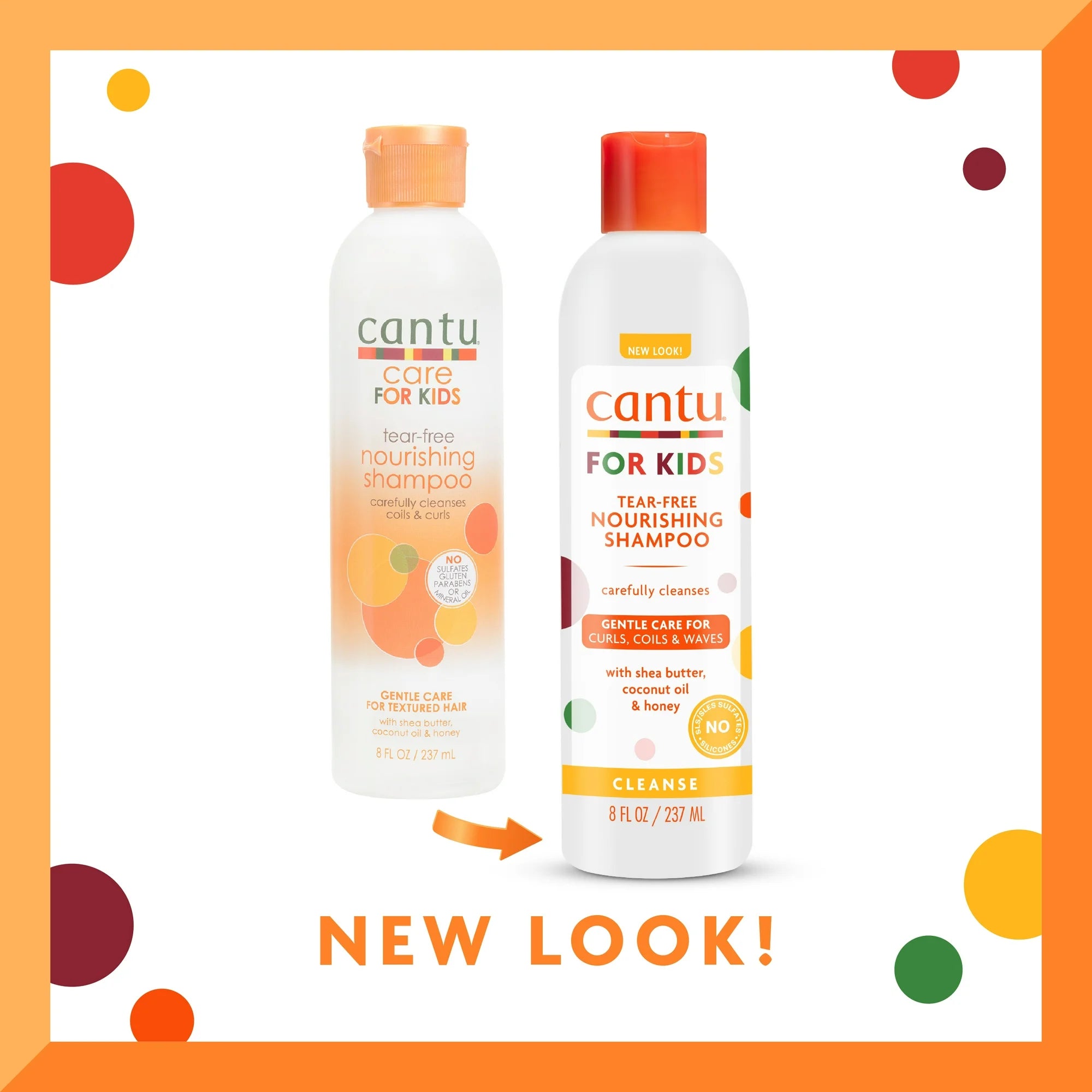 Cantu Care for Kids Tear-Free Nourishing Shampoo 8 Oz