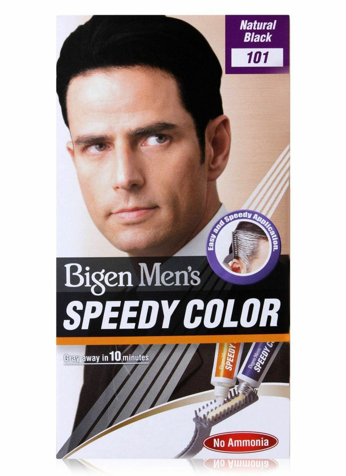 Bigen Men's Speedy Color Shade Natural Black 101 No Ammoni 80g