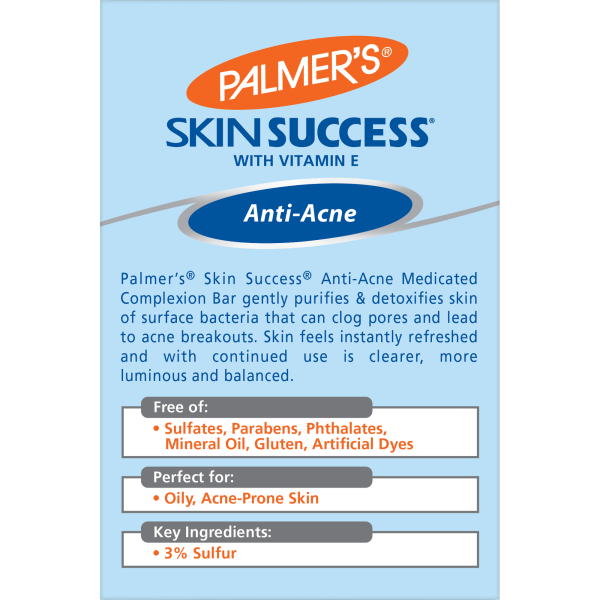 Palmer s Skin Success Even Tone Anti-Bacterial Medicated Complexion Bar Soap  100g