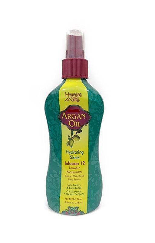 Hawaiian Silky Argan Oil Infusion 12 Leave In Moisturiser 8 Oz