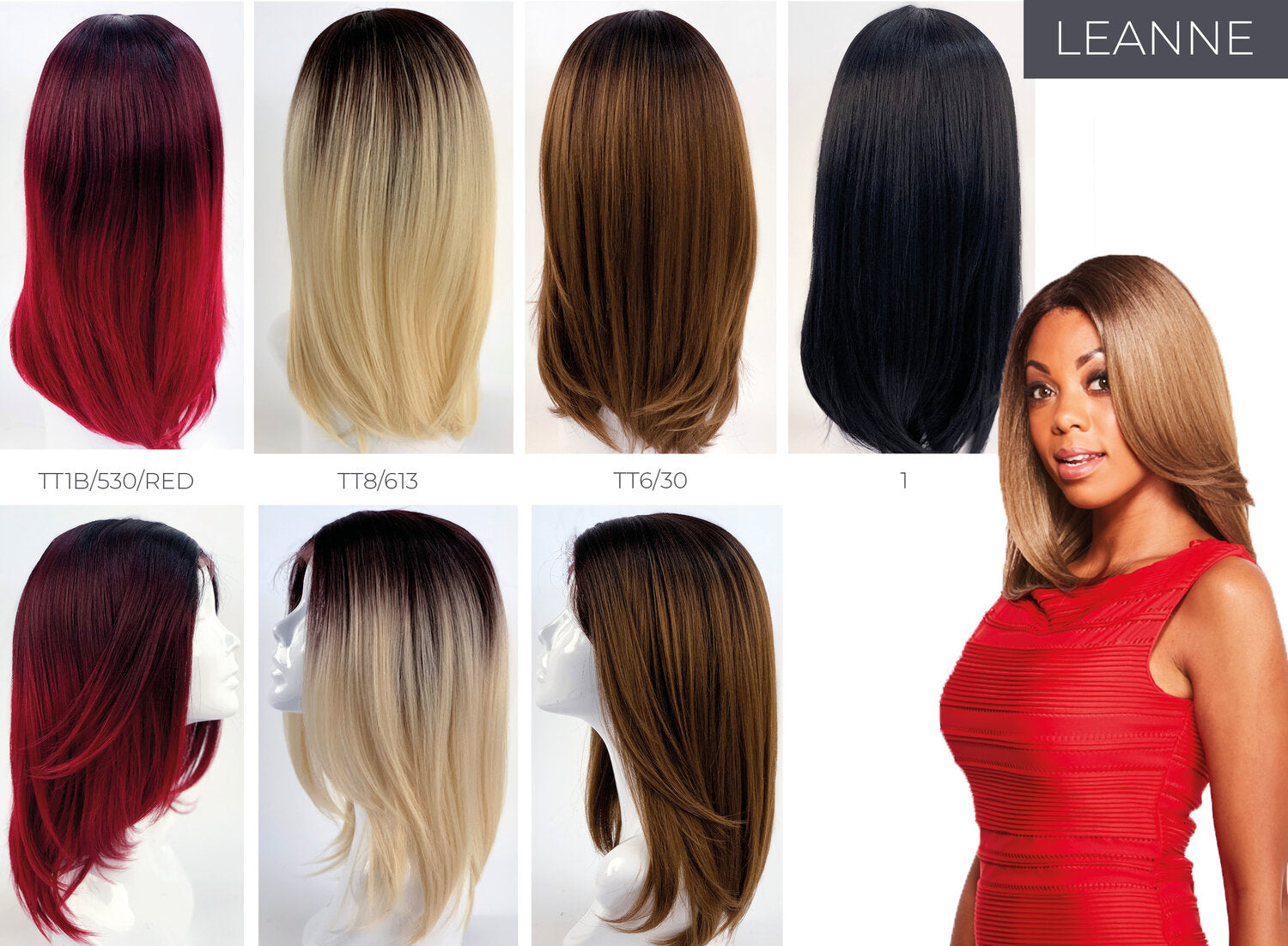 Sleek Hair Spotlight Lace Parting Wig Leanne