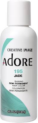 Adore Shining Semi Permanent 195 Jade Hair Dye 4 Oz