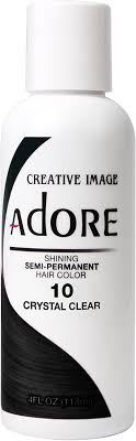 Adore Shining Semi Permanent 10 Crystal Clear Hair Dye 100g