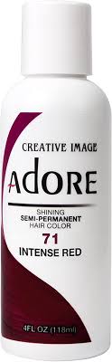 Adore Shining Semi Permanent 71 Intense Red Hair Dye 4 Oz