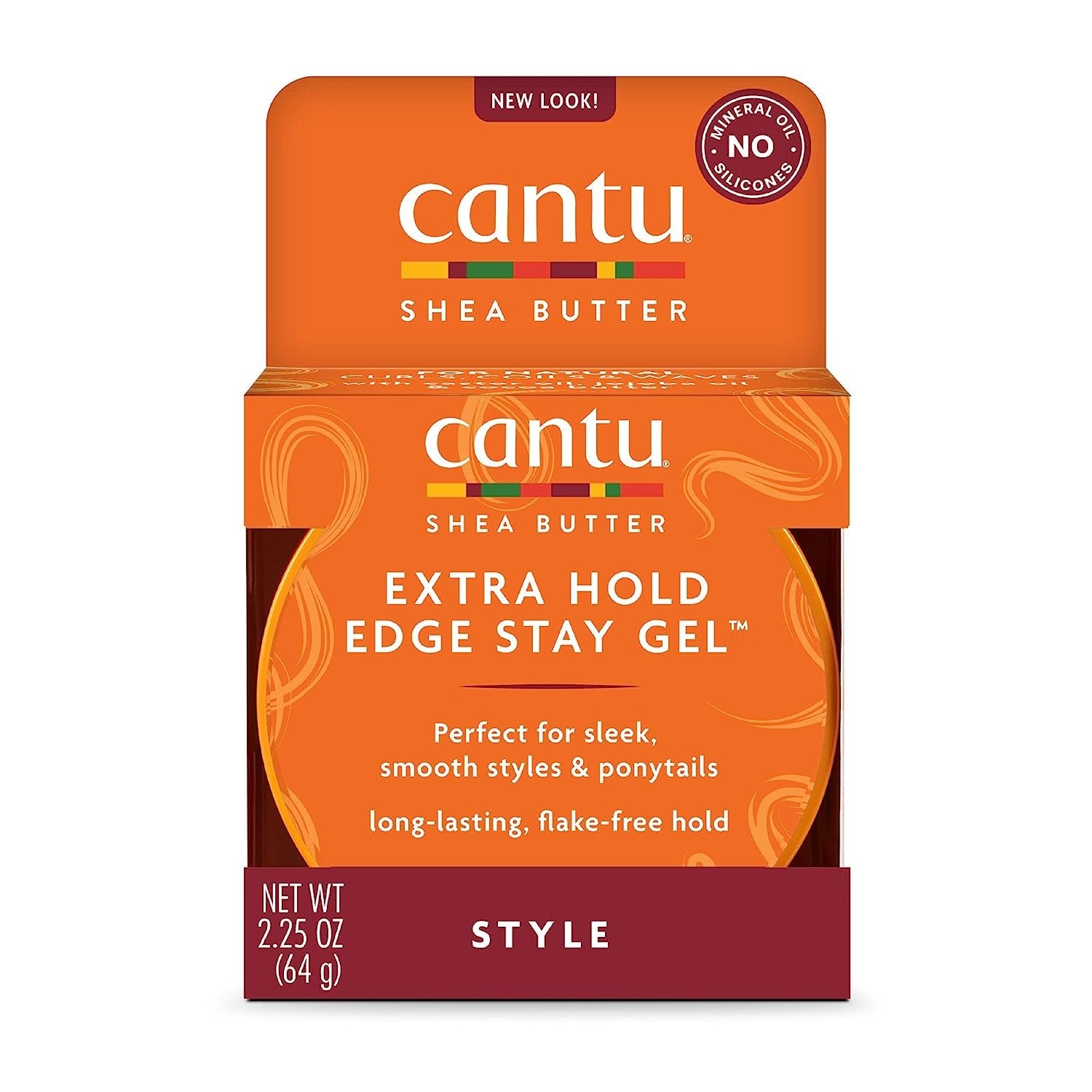 Cantu Natural Hair Edge Stay Gel Extra Hold 4.5 Oz