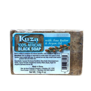 Kuza African Black Soap Argan 4 Oz