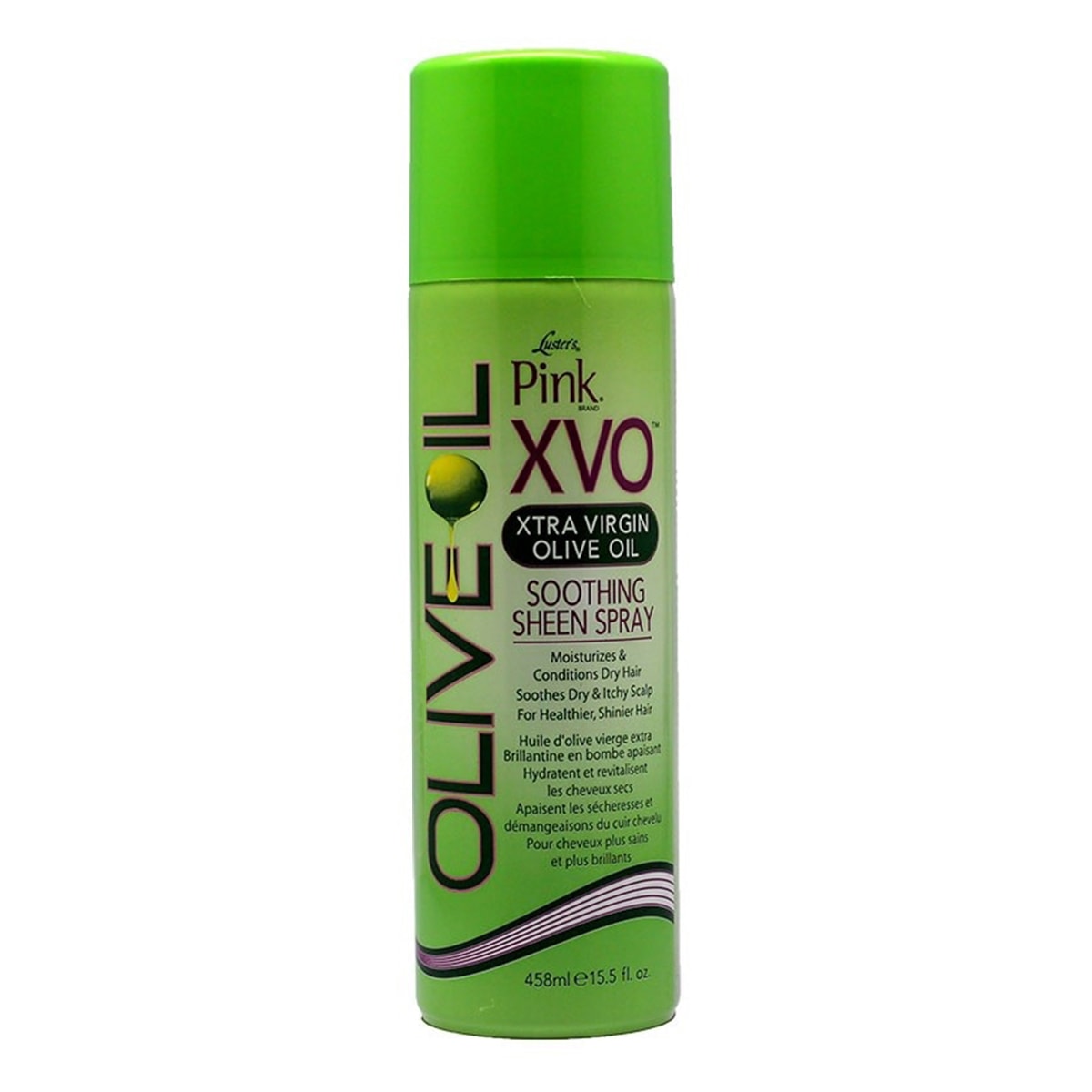 Lusters Pink XVO Xtra Virgin Olive Oil Smoothing Sheen Spray 15.5 Oz