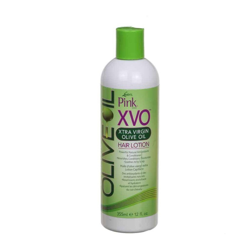Lusters Pink XVO Xtra Virgin Olive Oil Hair Lotion 12 Oz