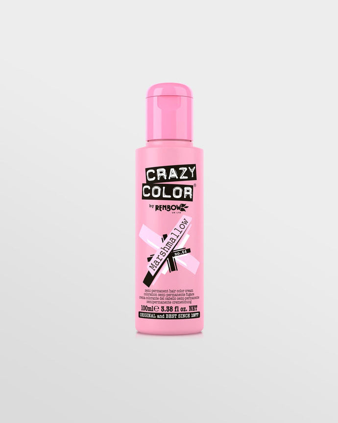 Crazy Color Semi Permanent Hair Dye Marshmallow 4 Oz