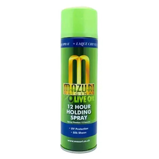 Mazuri Olive Oil 12 Hour Holding Spray UV Protection Spray 16.9 Oz