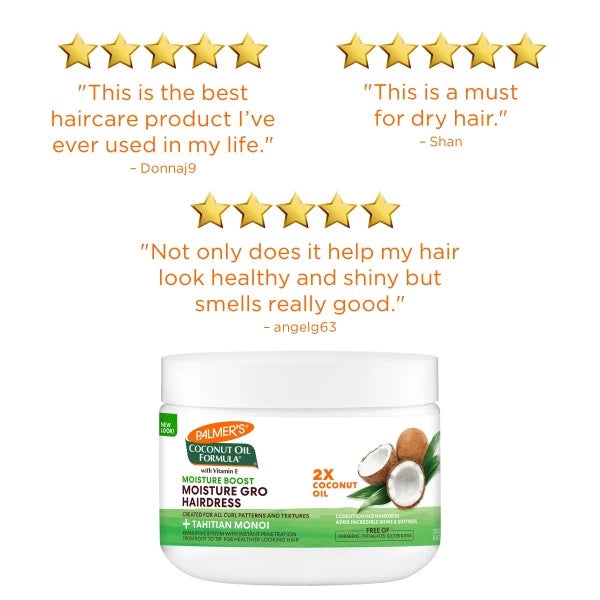 Palmer's Coconut Oil Formula Moisture Gro Shining Hairdress 250g