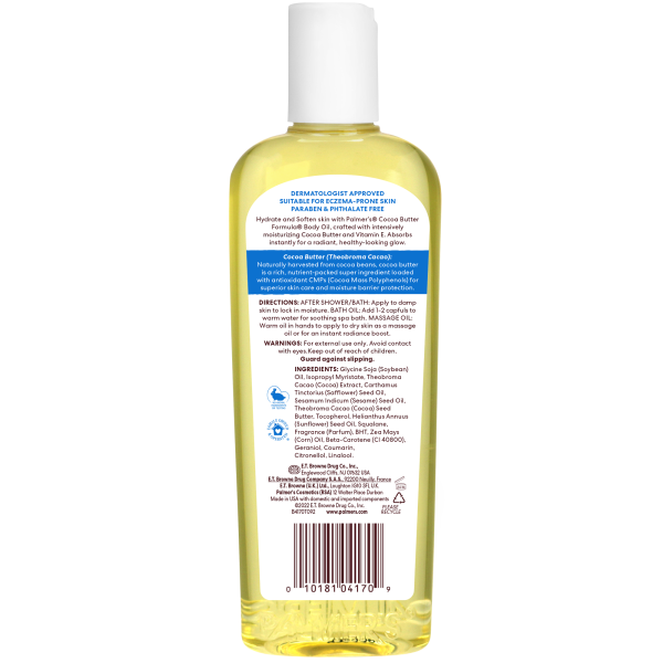 Palmer's Cocoa Butter Moisturizing Body Oil with Vitamin E 8.5 Oz