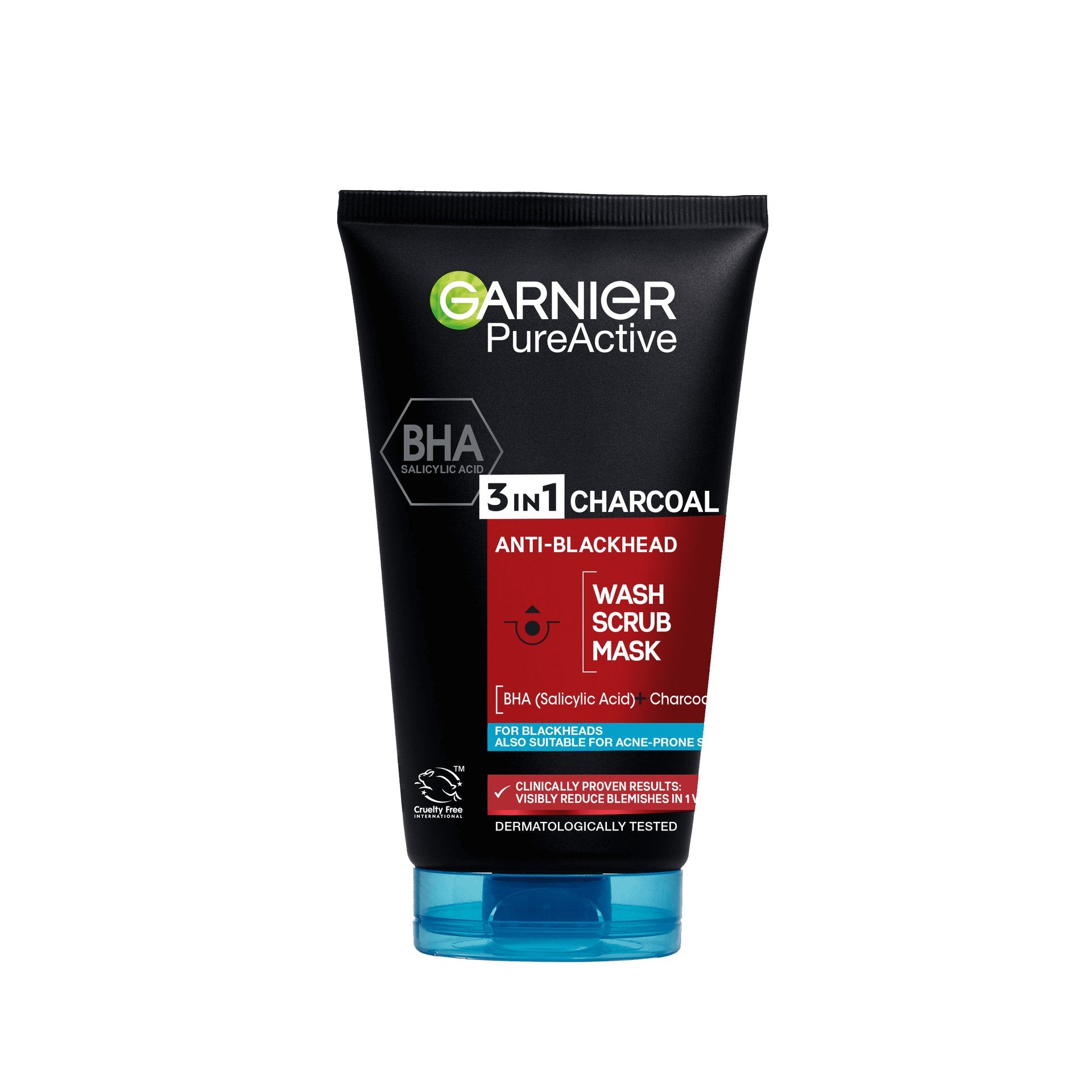 Garnier Pure Active 3in1 Charcoal Anti-Blackheads 150ml