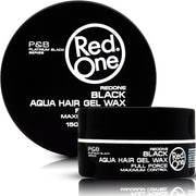 Red One Hair Styling Aqua Gel Wax Black 150ml