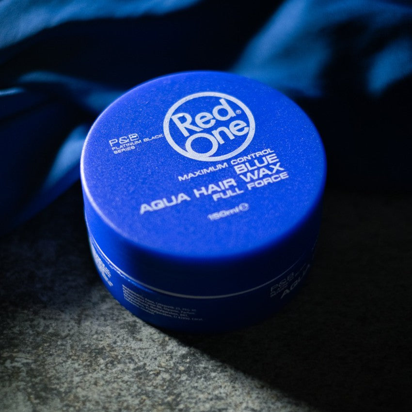 Red One Hair Styling Aqua Hair Wax Blue 150ml