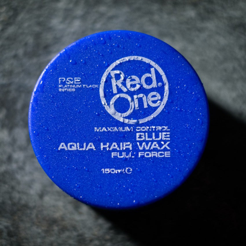 Red One Hair Styling Aqua Hair Wax Blue 150ml