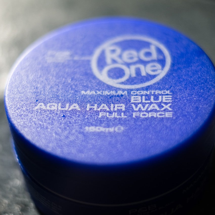 Red One Hair Styling Aqua Hair Wax Blue 150ml