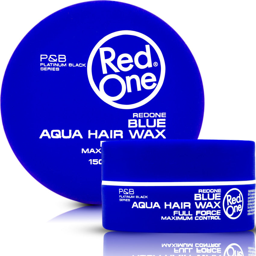 Red One Hair Styling Aqua Hair Wax Blue 150ml