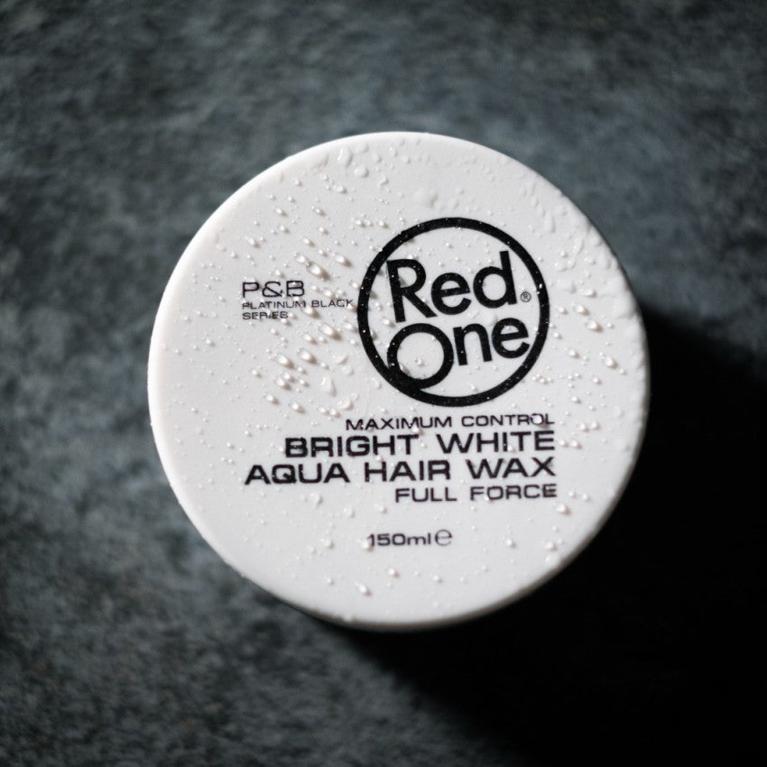 Red One Hair Styling Aqua Hair Wax Bright White 150ml