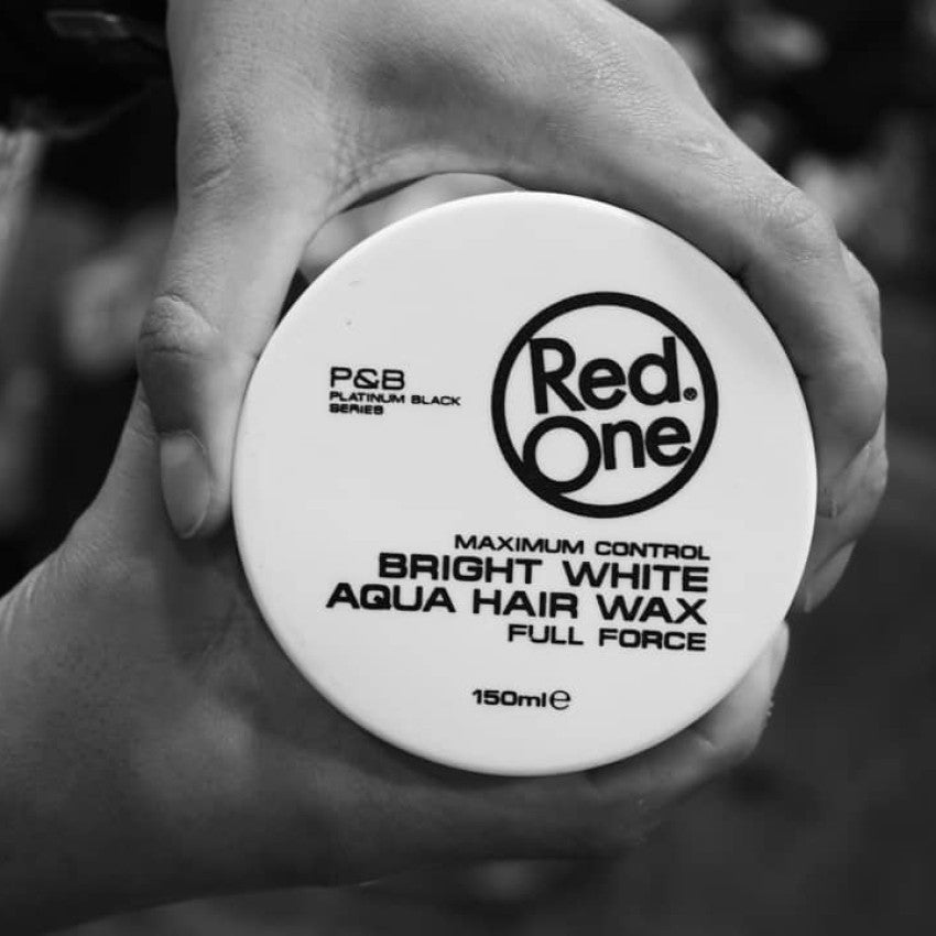 Red One Hair Styling Aqua Hair Wax Bright White 150ml