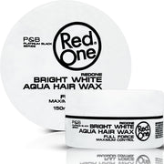 Red One Hair Styling Aqua Hair Wax Bright White 150ml