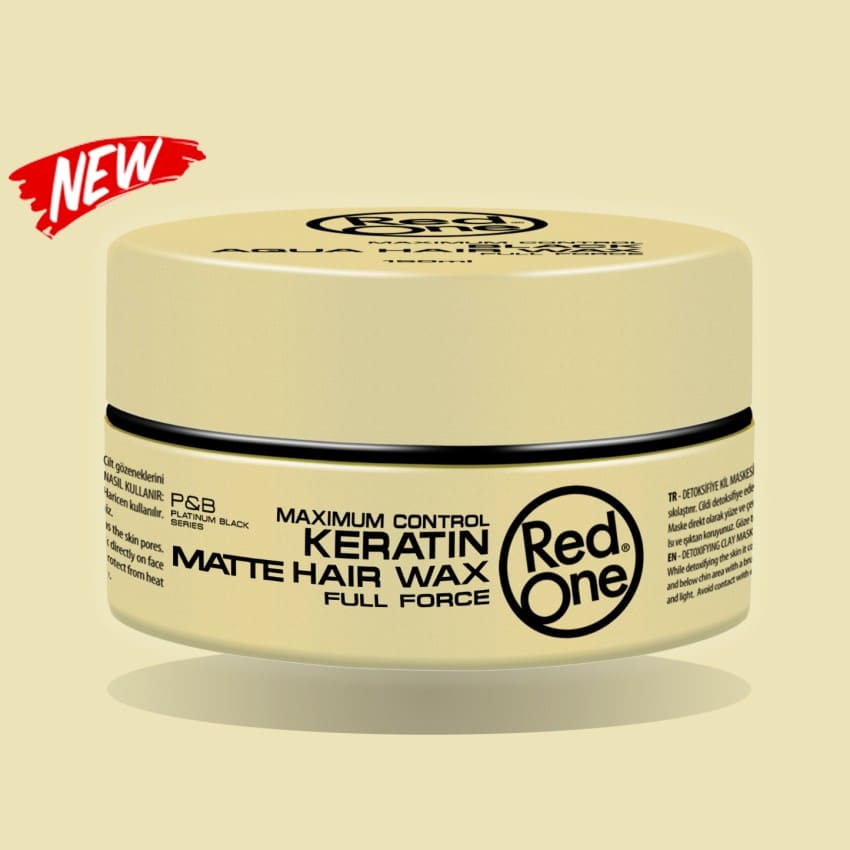 Red One Hair Styling Matte Hair Wax Keratin 150ml