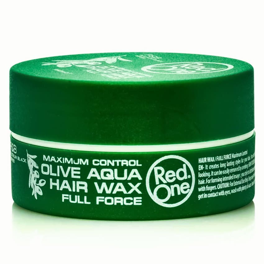 Red One Hair Styling Aqua Hair Wax Olive 150ml