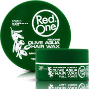 Red One Hair Styling Aqua Hair Wax Olive 150ml