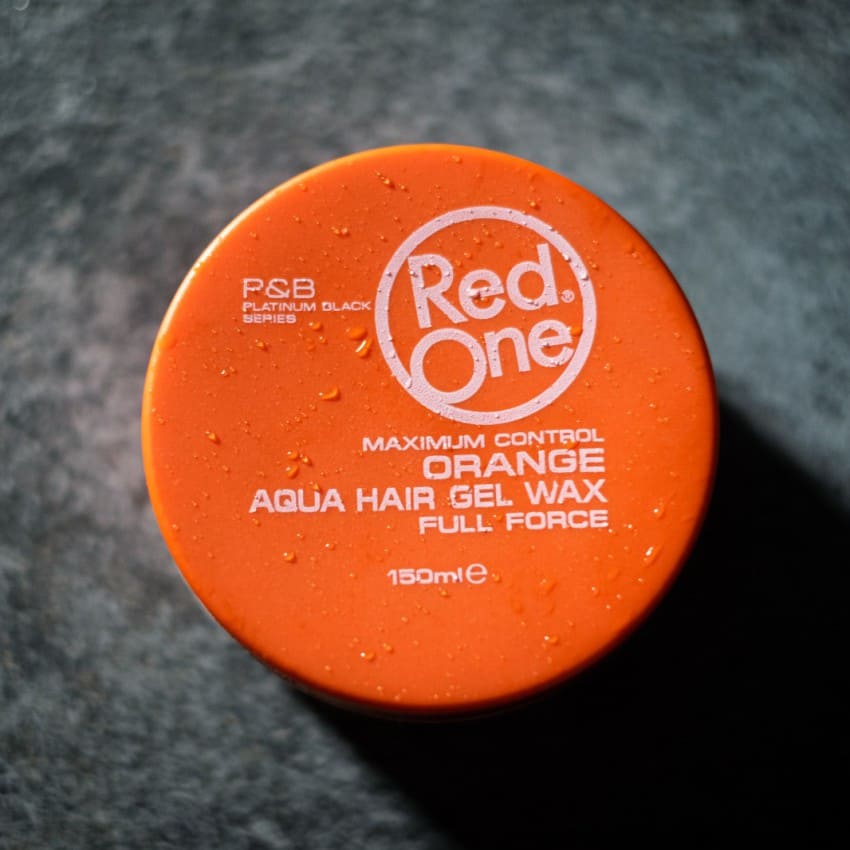 Red One Hair Styling Aqua Hair Gel Wax Orange 150ml