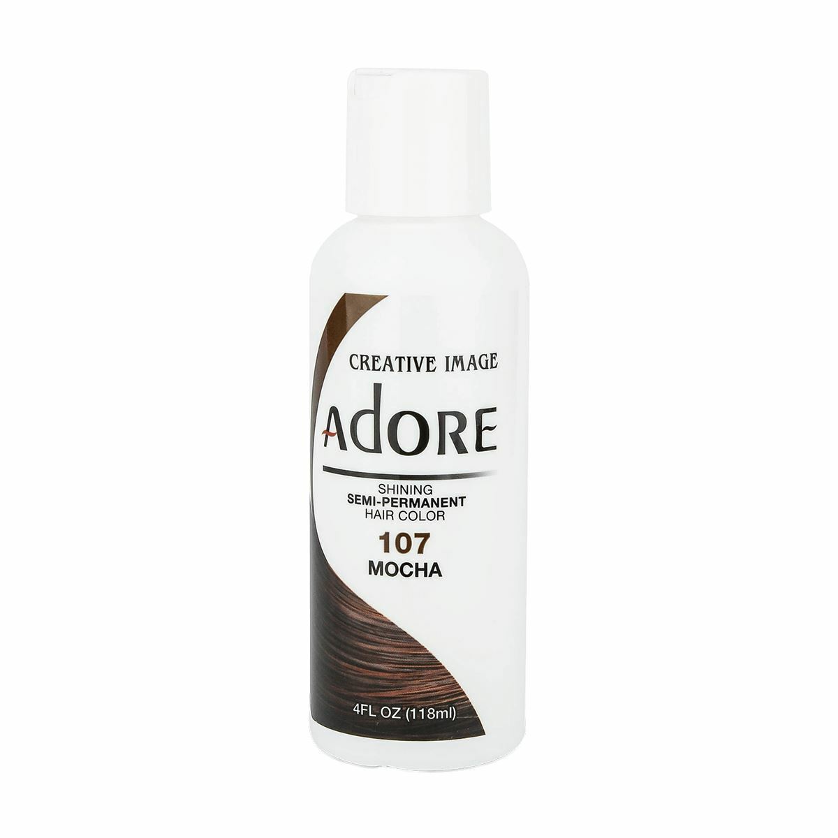 Adore Shining Semi Permanent 107 Mocha Hair Dye 4 Oz