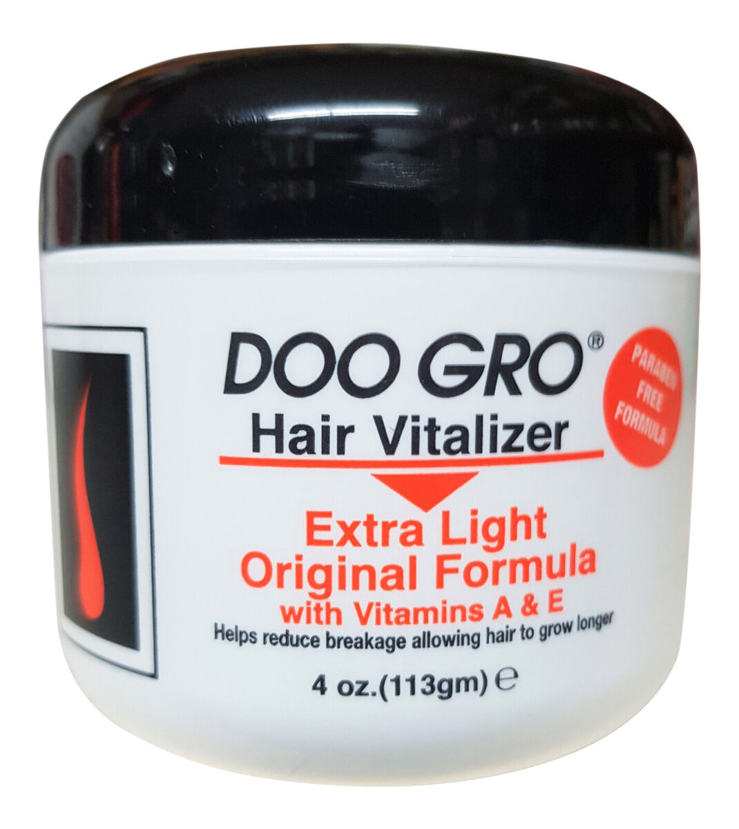 Doo Gro Hair Vitalizer Cream Extra Light Origional Formula With Vitamins A & E 4 Oz