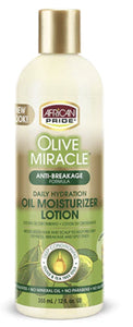 African Pride Olive Miracle Moisturizer Lotion 12 Oz