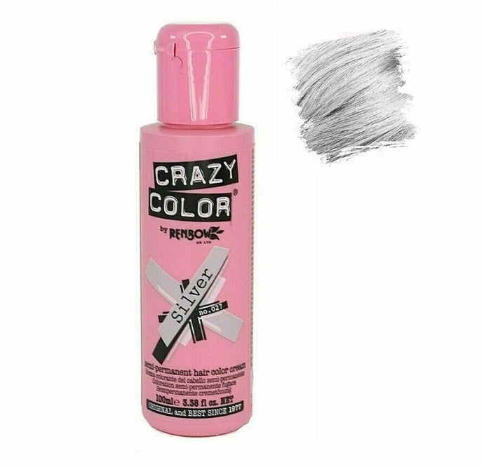 Crazy Color Hair Color Silver 4 Oz