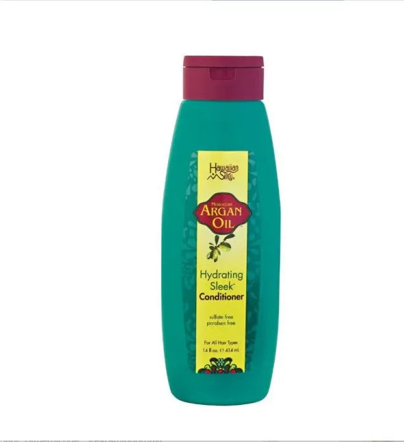 Hawaiian Silky Argan Hydrating Sleek Conditioner 14 Oz