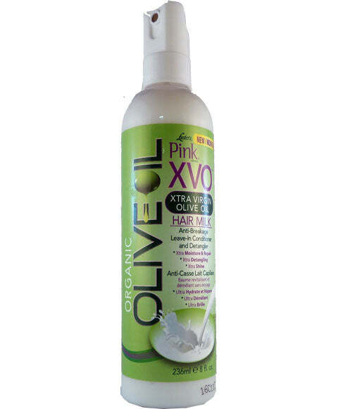 Lusters Pink XVO Xtra Virgin Olive Oil Hair Milk 8 Oz