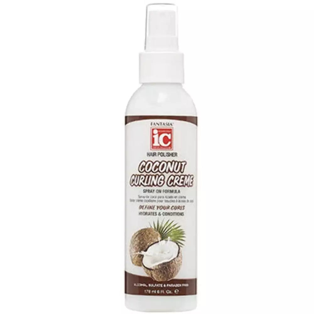 Fantasia Ic Coconut Curling Cream Spray 6 Oz