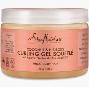 Shea Moisture Coconut & Hibiscus Curling Gel Shouffle W/ Agave Nector & Flex Oil 12 Oz